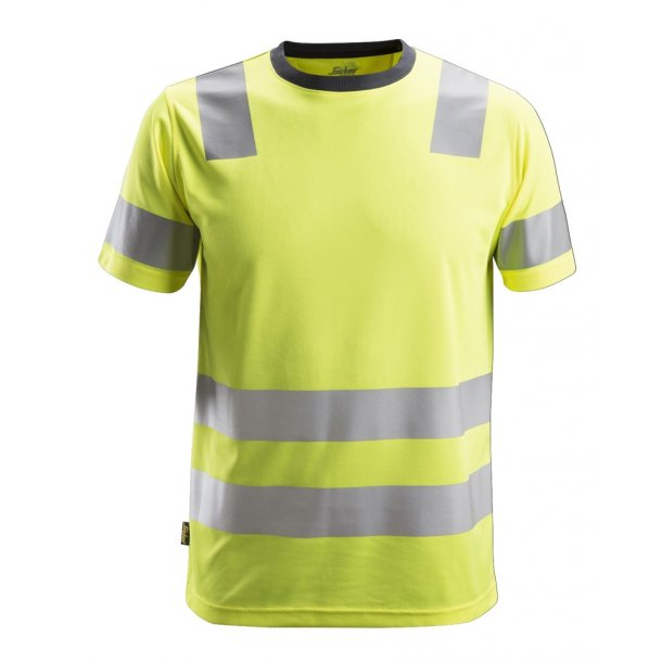 Snickers 2530 AllroundWork Hi-vis t-shirt | Gul