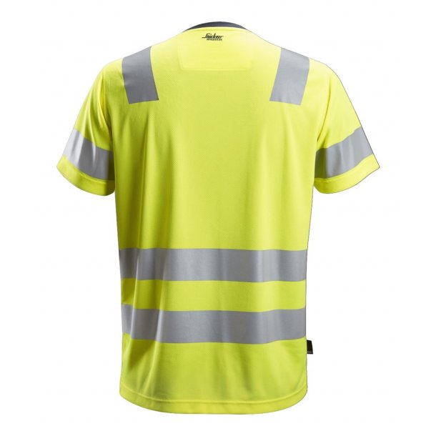 Snickers 2530 AllroundWork Hi-vis t-shirt | Gul