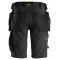 Snickers 6141 AllroundWork Shorts m/stretch og hngelommer | Sort