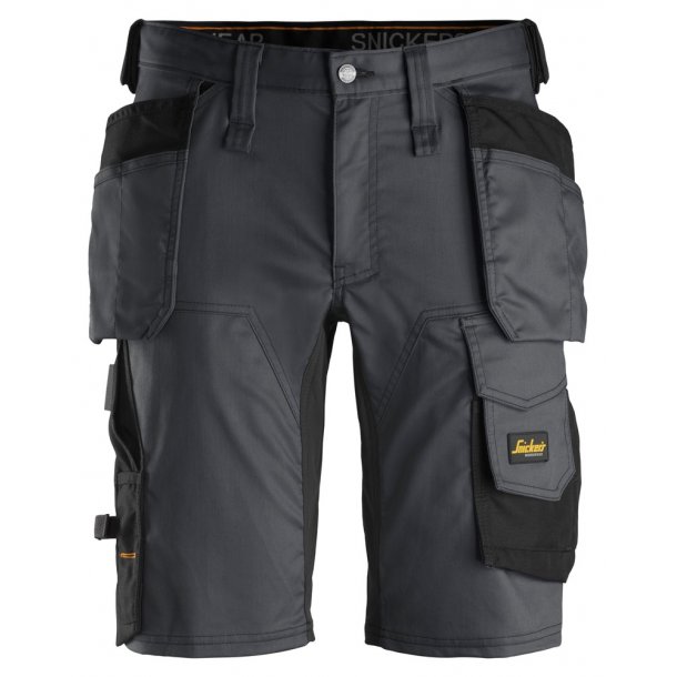 Snickers 6141 AllroundWork Shorts m/stretch og hngelommer | Gr