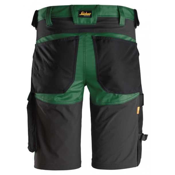 Snickers 6143 AllroundWork Shorts m/stretch | Grn
