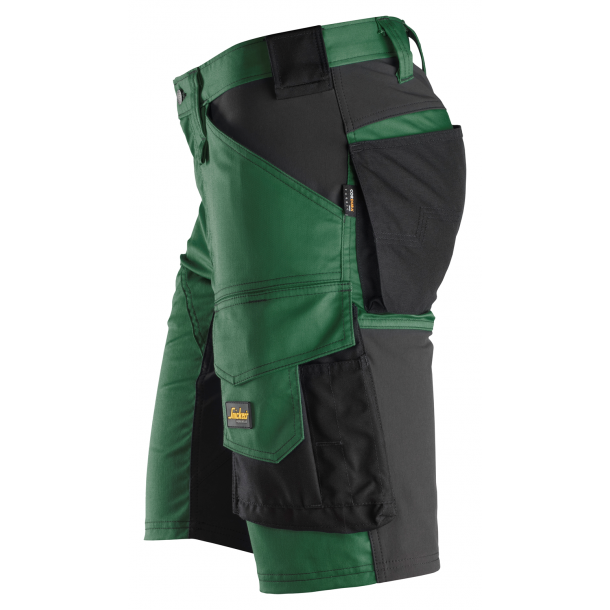 Snickers 6143 AllroundWork Shorts m/stretch | Grn