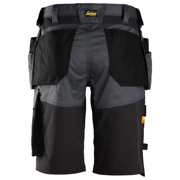 Snickers 6151 AllroundWork loose fit shorts m/stretch og hngelommer | Gr