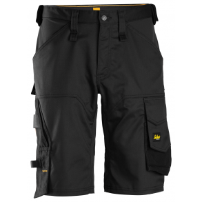 Snickers 6153 AllroundWork loose fit shorts m/stretch | Sort