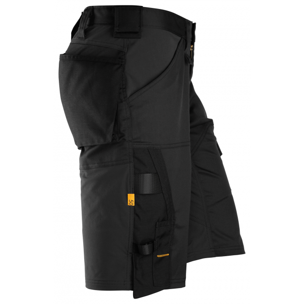 Snickers 6153 AllroundWork loose fit shorts m/stretch | Sort