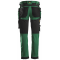 Snickers 6241 AllroundWork arbejdsbukser m/strech og hngelommer | Grn
