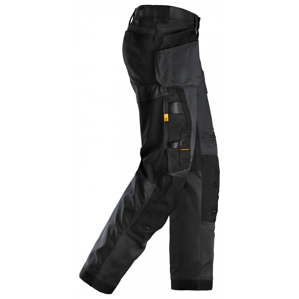 Snickers 6251 AllroundWork loose fit arbejdsbukser m/stretch og hngelommer | Sort