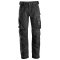 Snickers 6351 AllroundWork loose fit arbejdsbukser m/stretch | Sort