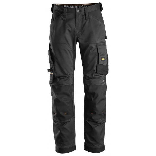 Snickers 6351 AllroundWork loose fit arbejdsbukser m/stretch | Sort