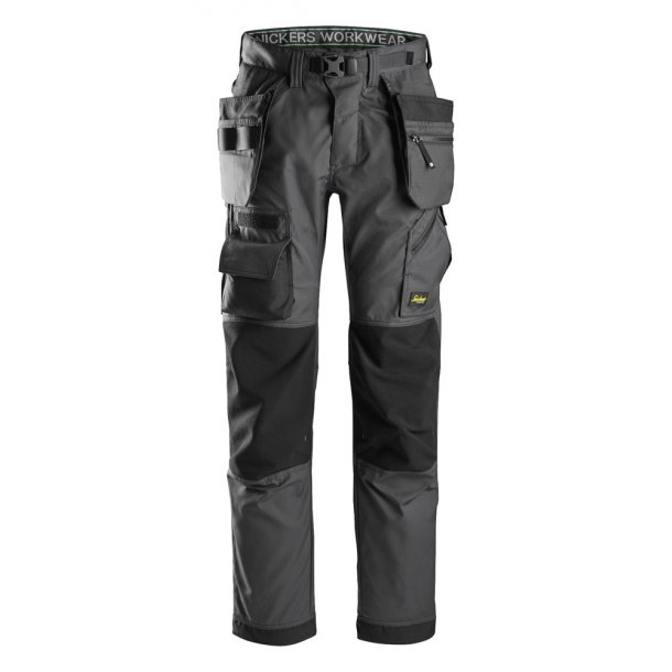 Snickers 6923 FlexiWork Gulvlggerbuks m/stretch og hngelommer | Gr
