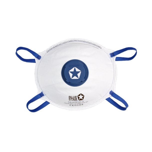BlueStar FFP3 Stvmaske m/ventil