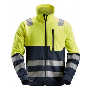 Snickers 8035 AllroundWork Hi-vis fleecejakke | Gul