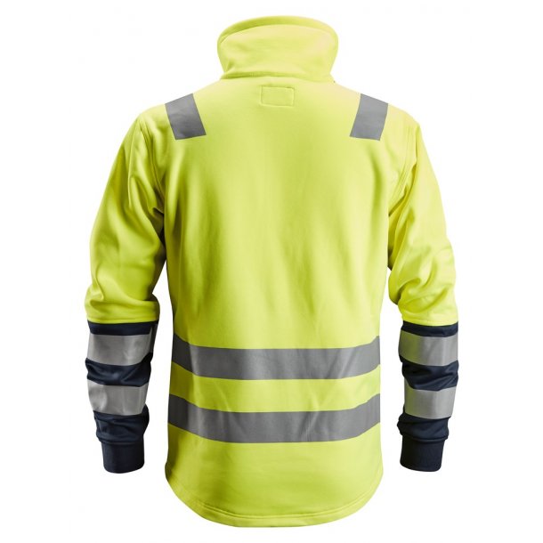 Snickers 8035 AllroundWork Hi-vis fleecejakke | Gul