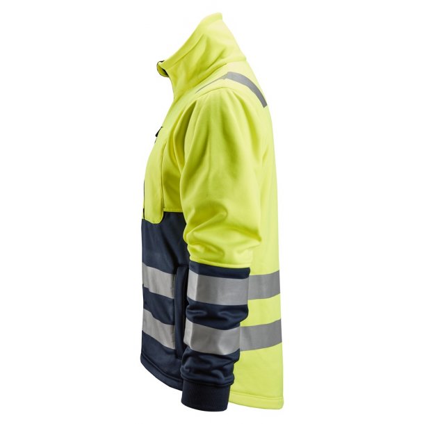 Snickers 8035 AllroundWork Hi-vis fleecejakke | Gul