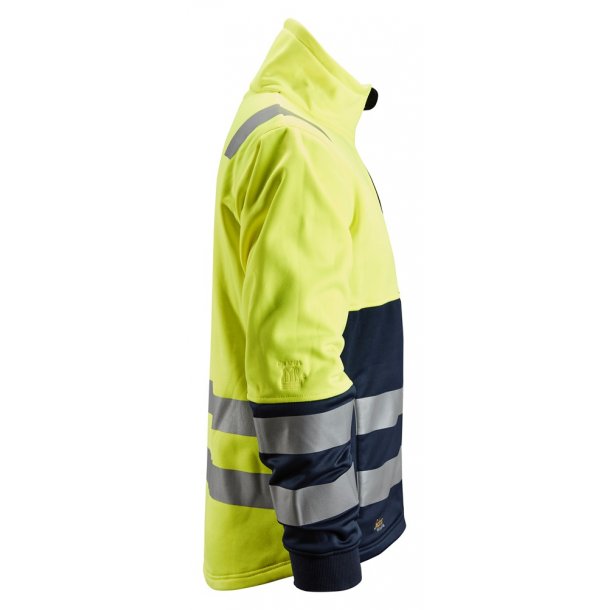 Snickers 8035 AllroundWork Hi-vis fleecejakke | Gul