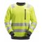 Snickers 8037 AllroundWork Hi-vis sweatshirt | Gul