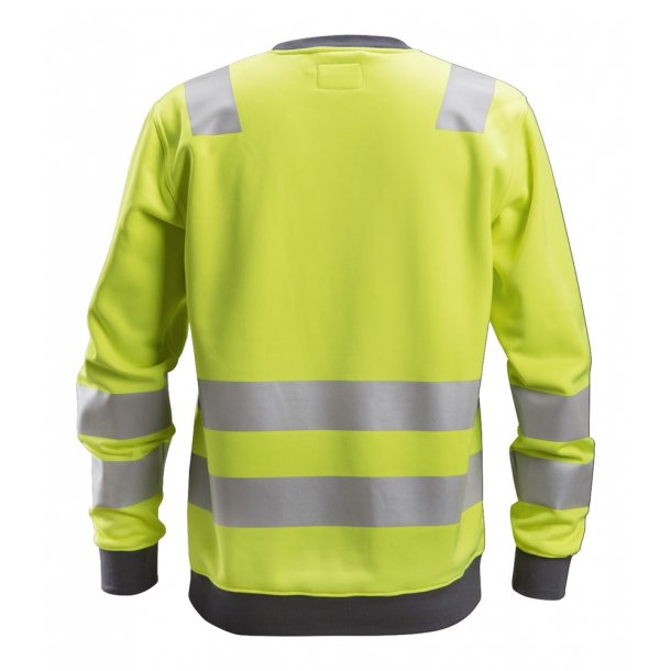 Snickers 8037 AllroundWork Hi-vis sweatshirt | Gul