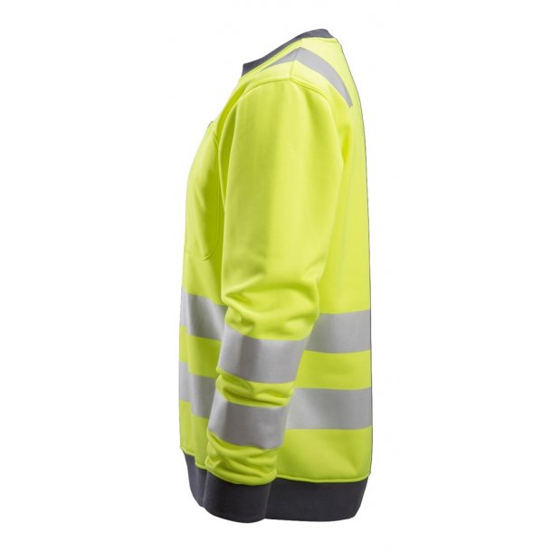 Snickers 8037 AllroundWork Hi-vis sweatshirt | Gul