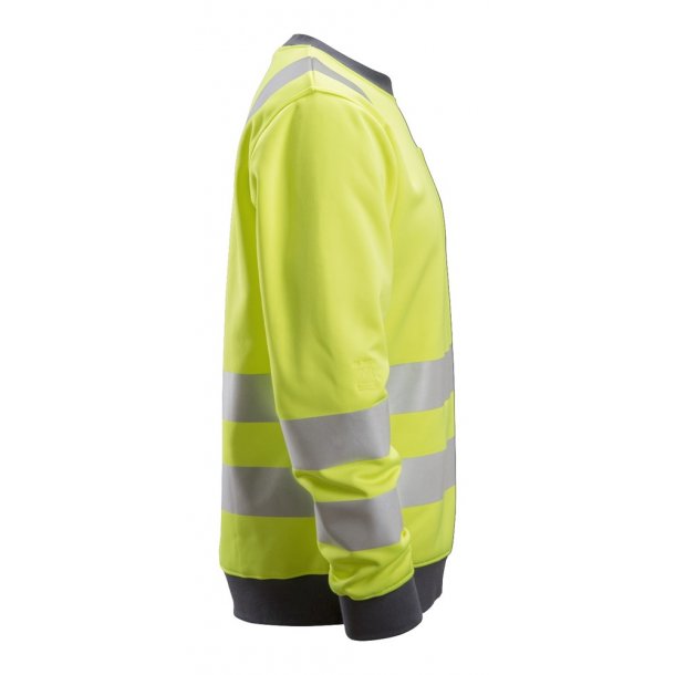 Snickers 8037 AllroundWork Hi-vis sweatshirt | Gul