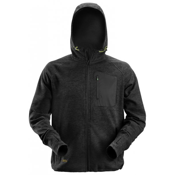 Snickers 8041 FlexiWork Httetrje i fleece | Sort