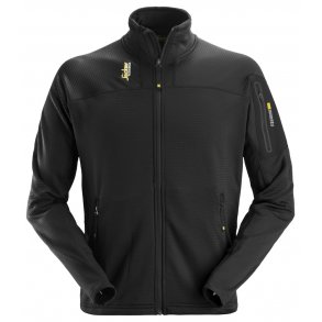 Lagersalg: Snickers 9438 Body Mapping Microfleecejakke | Sort