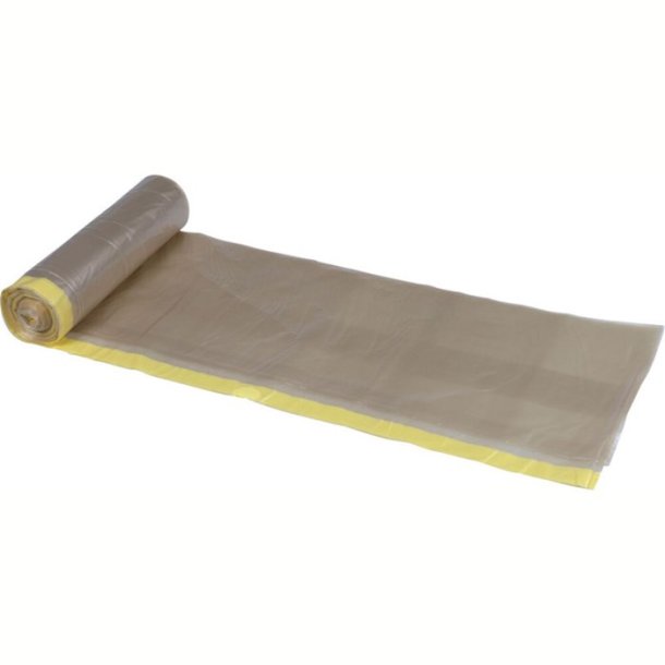 Affaldssk m/ snoreluk, klar | 70x104 cm | 60 my | 10 stk