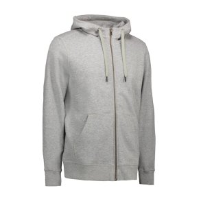 ID CORE Hoodie m/zip 0638 | Gr melange