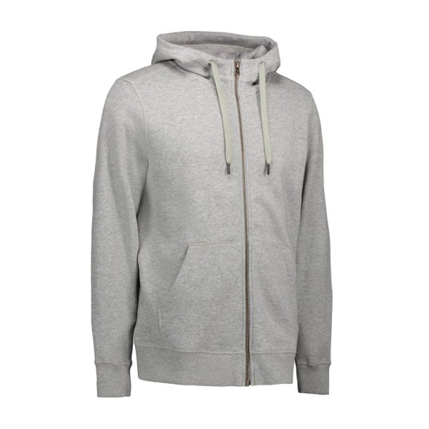 ID CORE Hoodie m/zip 0638 | Gr melange