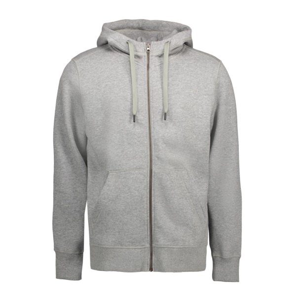 ID CORE Hoodie m/zip 0638 | Gr melange