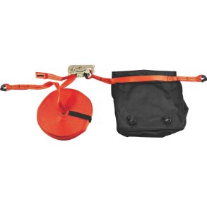 Mobil Vandret Ankerline, med karabiner - 20 meter