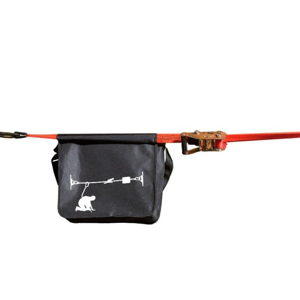 Mobil Vandret Ankerline, med karabiner - 20 meter