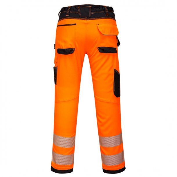 Lagersalg: Portwest PW3 Hi-Vis Hndvrkerbukser | Orange