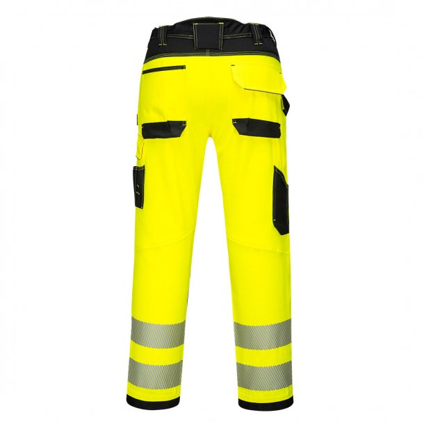 Lagersalg: Portwest PW3 Hi-Vis Hndvrkerbukser | Gul