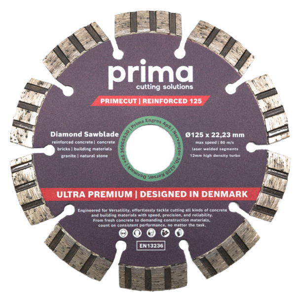 Primecut Reenforced | Diamant |  125mm x 22,33 mm