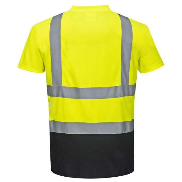 Portwest Hi-vis 2 farvet T-shirt | Gul