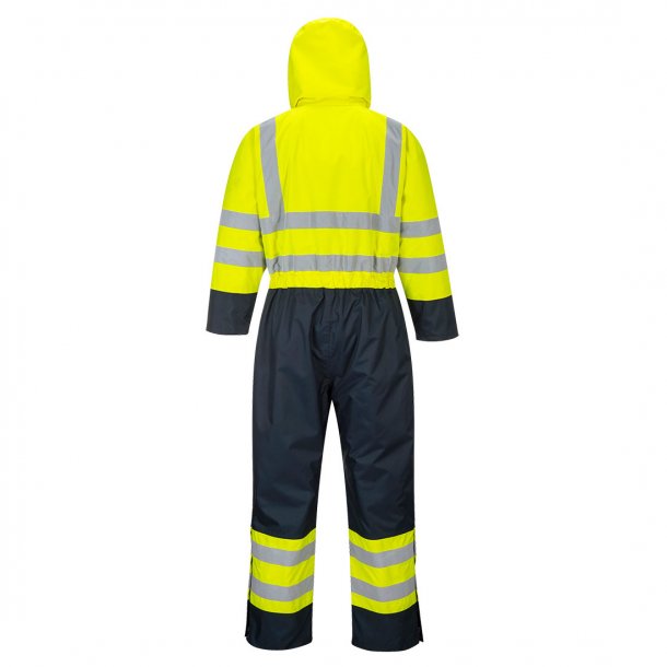 Portwest Hi-vis 2 farvet Termokedeldragt | Gul