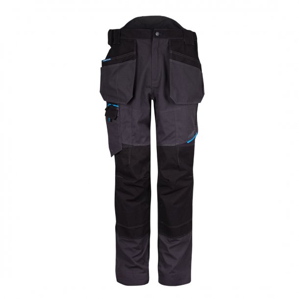 Lagersalg: Portwest WX3 Hndvrkerbukser m/stretch og hngelommer | Gr